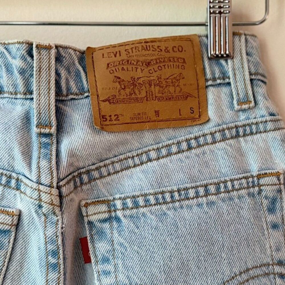 Vintage Levi’s 512 high rise ankle jeans